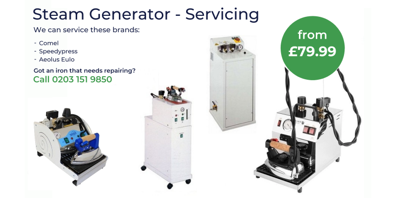 Steam Iron Servicing for commercial irons