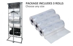 Garment Cover Dispenser + 3 Polyrolls