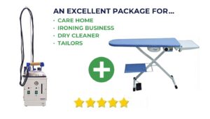Speedy Vacuum and Heated Ironing Table with Built-in Snail 5-litre Boiler