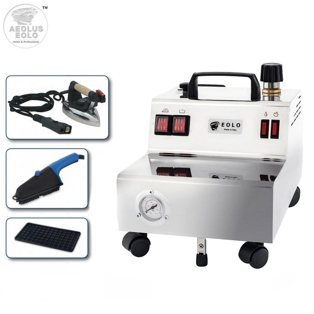 GV11 INOX 2.4 litre boiler, iron and steam brush