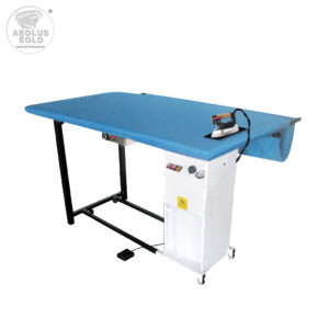 Professional (150cm x 81cm), Heated ironing board with vacuum function + SEMI-AUTOMATIC 2.8 LITRE Boiler and iron