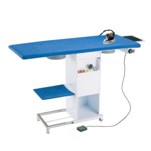 TS09 Rectangular ironing board with a 3.5 litre boiler and iron
